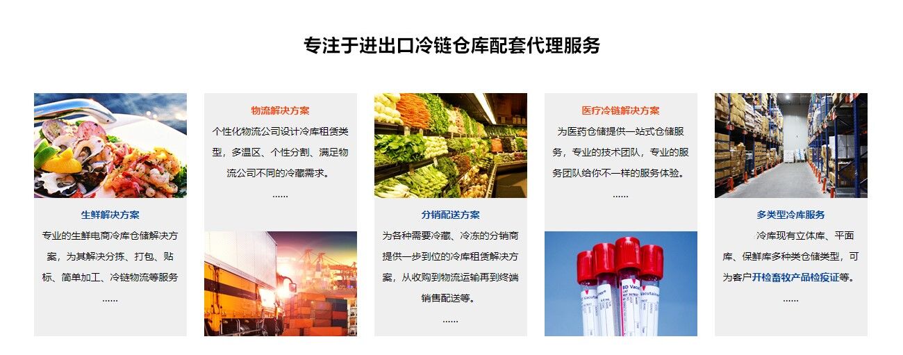 進(jìn)出口冷凍食品倉儲(chǔ)服務(wù) 進(jìn)出口冷凍食品倉儲(chǔ)服務(wù)